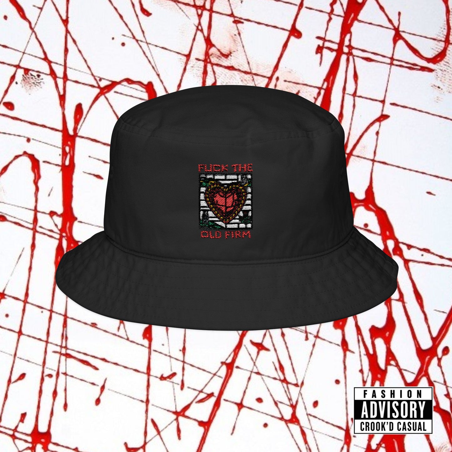 'Fuck The Old Firm' — Embroidered Bucket Hat