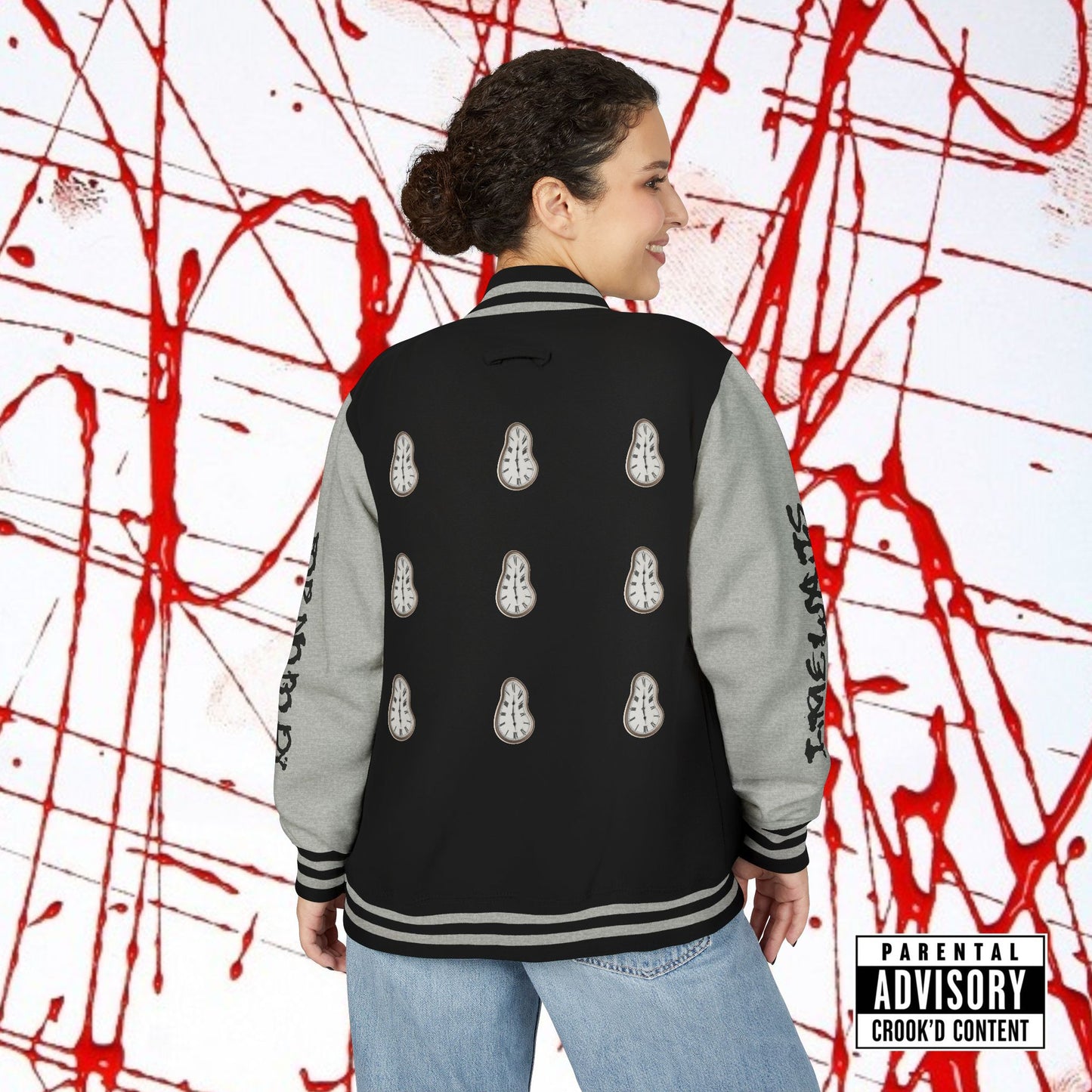 CROOK'D —  'Time Waits For Nobody' — Varsity Jacket