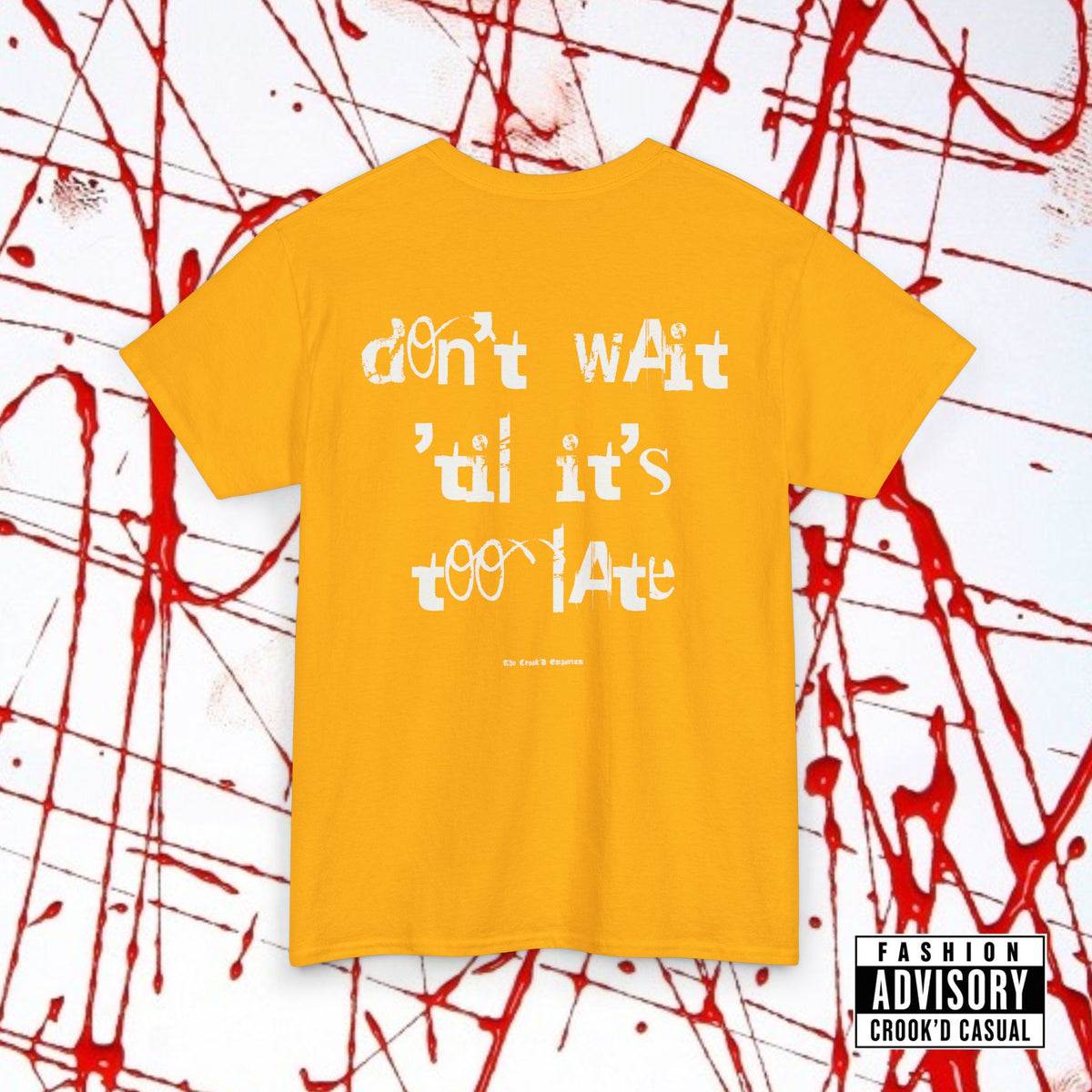 'TOO LATE'