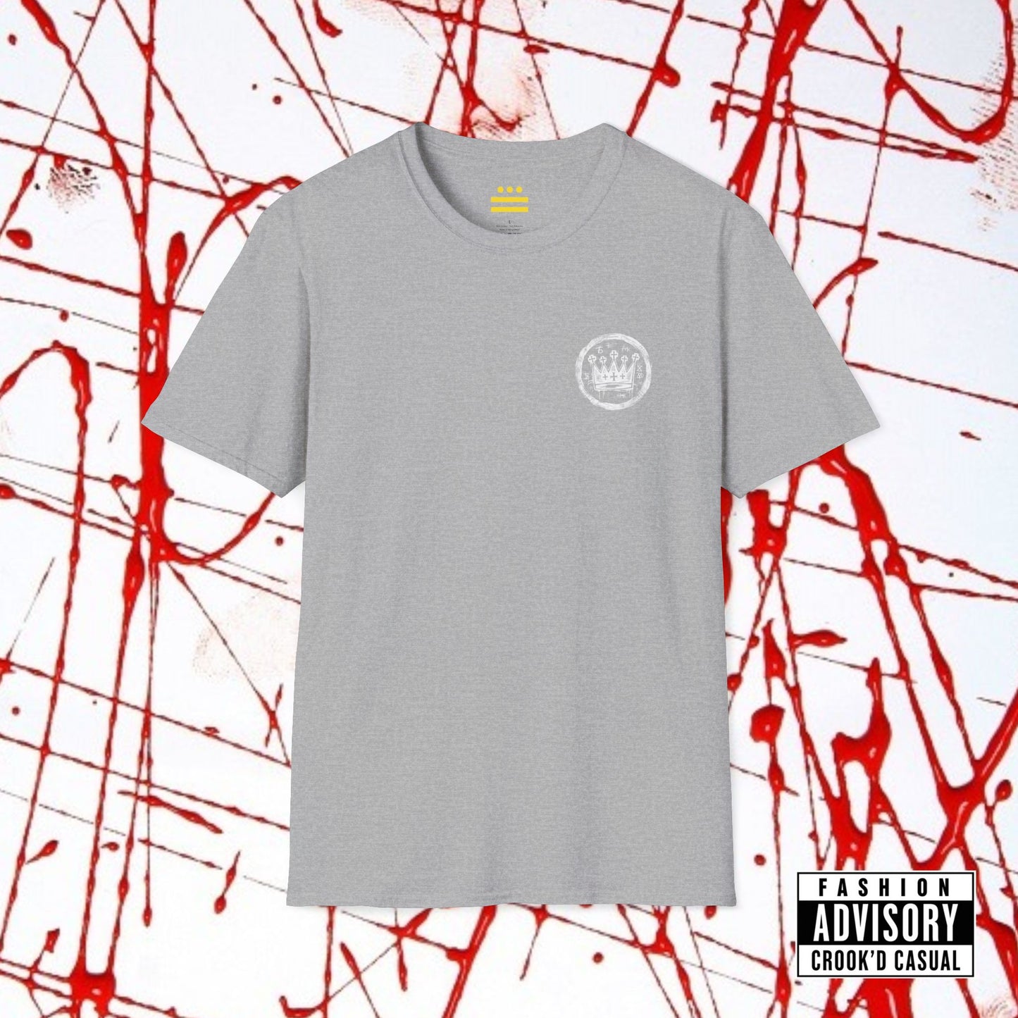 CROOK'D x CASUAL — 'Heavy Is The Head' — T-Shirt