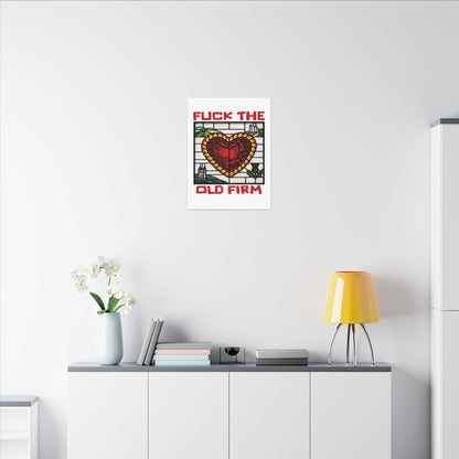 'Fuck The Old Firm' — Wall Art