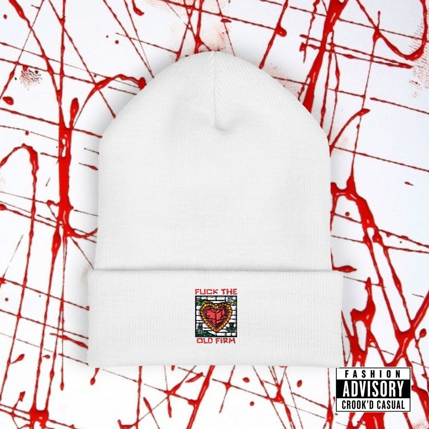 'Fuck The Old Firm' —  Cuffed Knit Hat