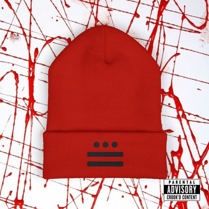 Crook'D Cuffed Beanie (Embroidered)