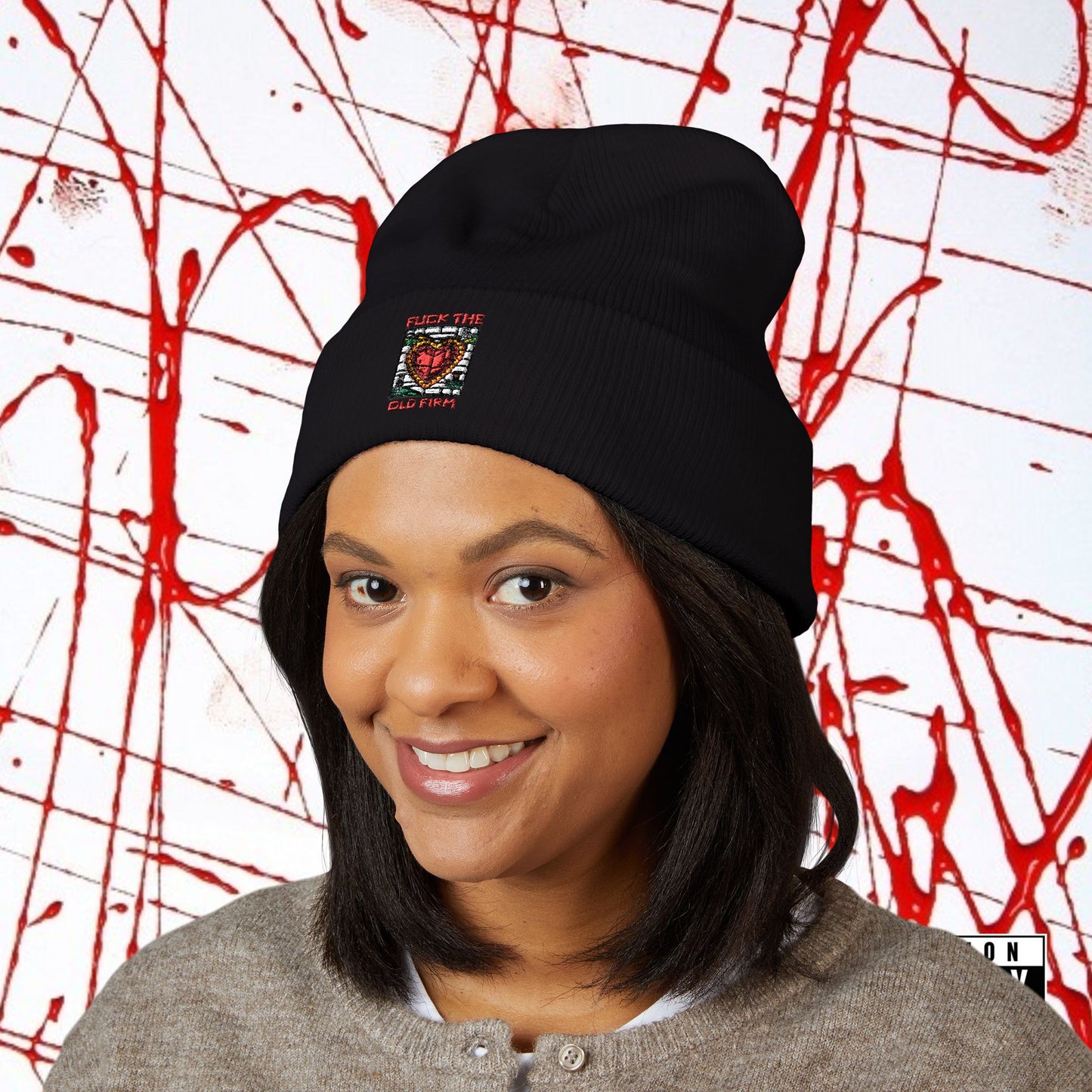 'Fuck The Old Firm' —  Cuffed Knit Hat