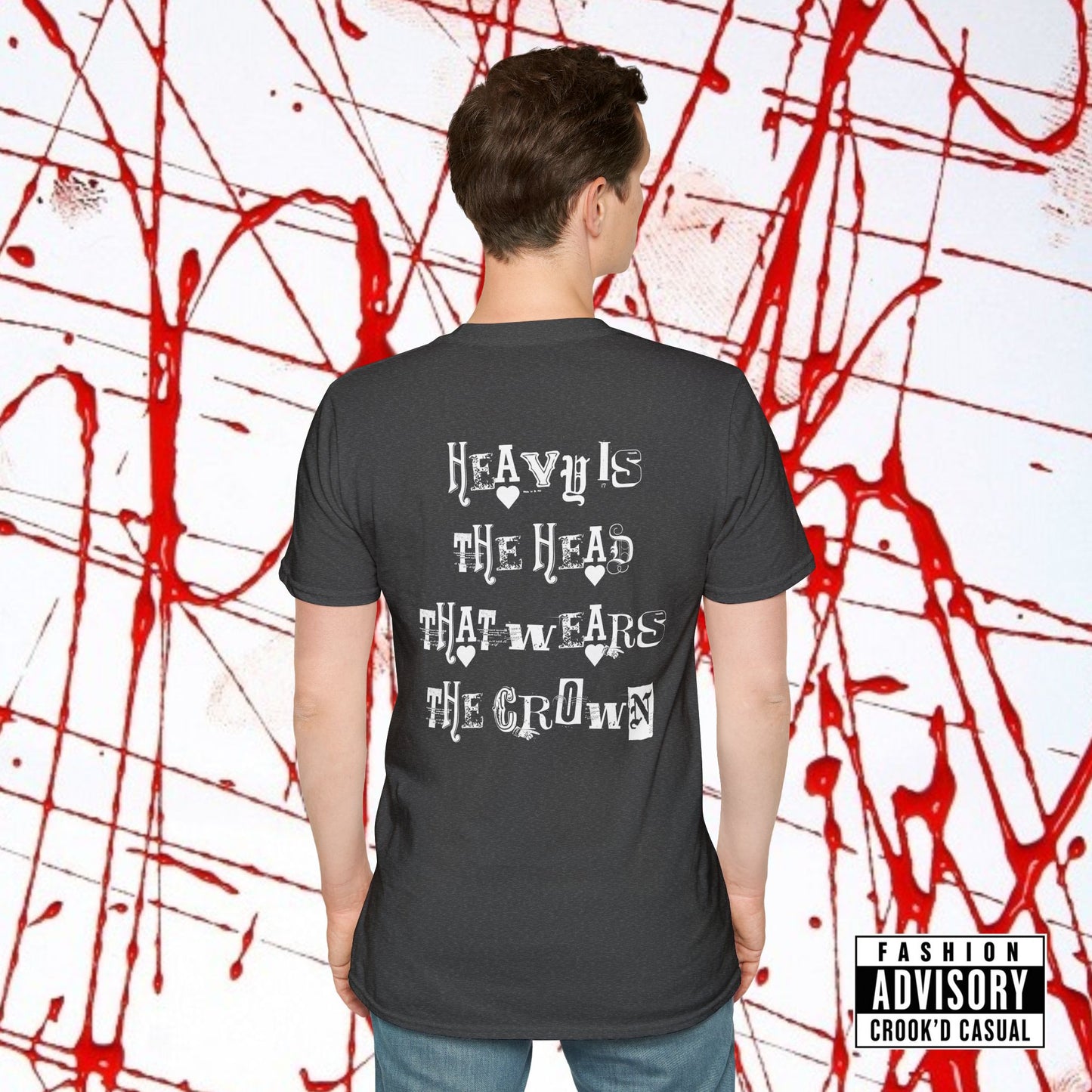CROOK'D x CASUAL — 'Heavy Is The Head' — T-Shirt