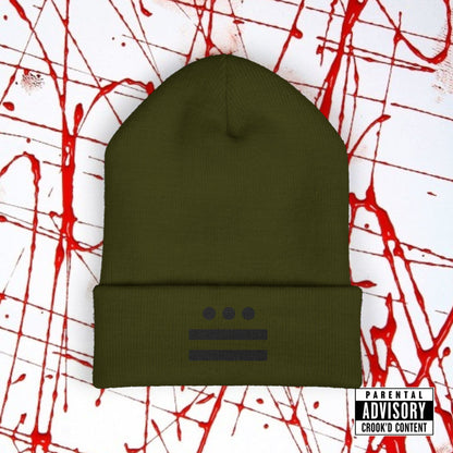 Crook'D Cuffed Beanie (Embroidered)