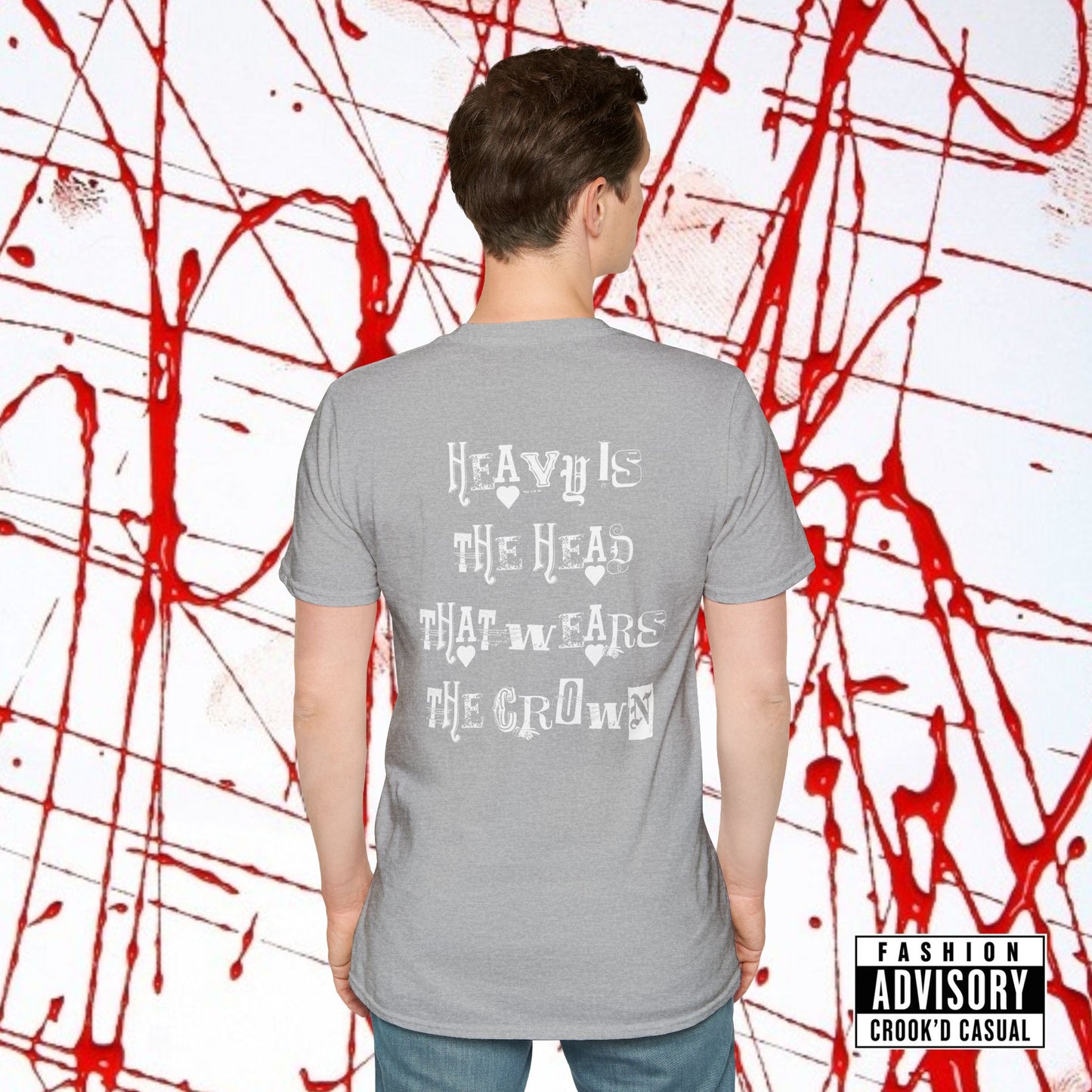 CROOK'D x CASUAL — 'Heavy Is The Head' — T-Shirt