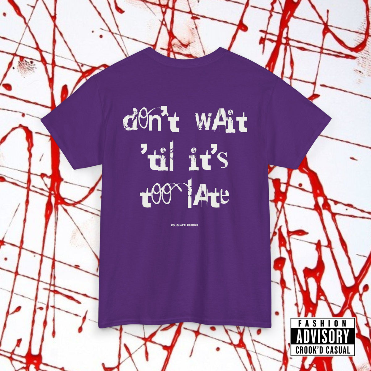 'TOO LATE'