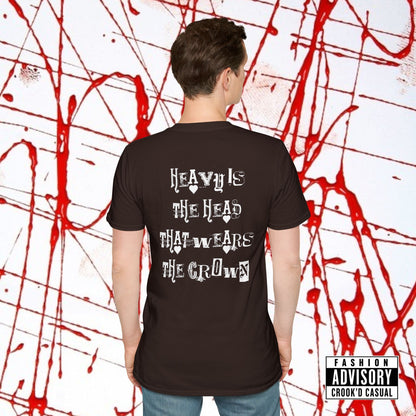 CROOK'D x CASUAL — 'Heavy Is The Head' — T-Shirt