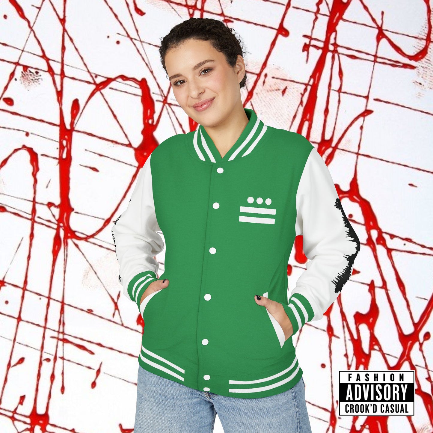 'Once CROOK'D Always CROOK'D' — Varsity Jacket