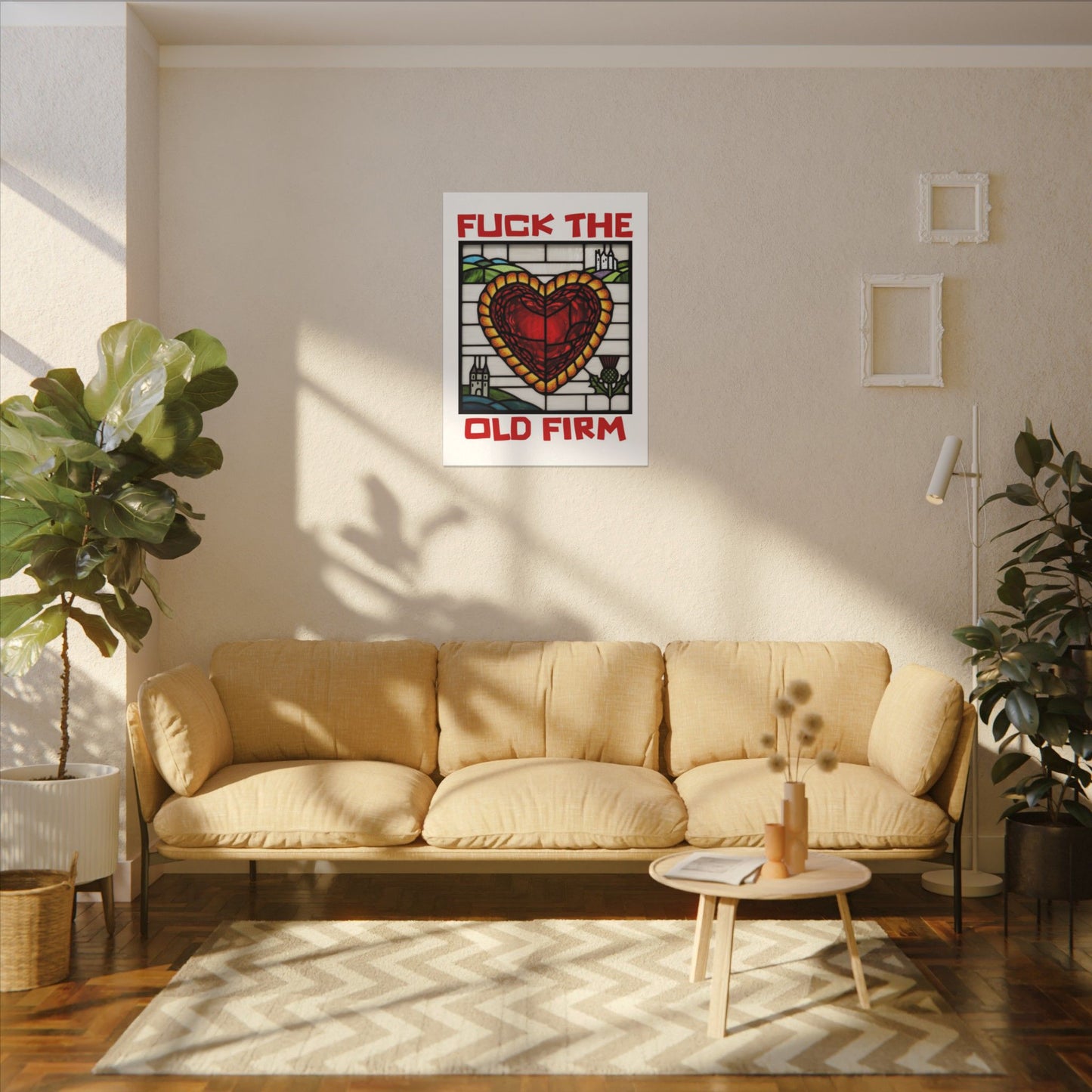 'Fuck The Old Firm' — Wall Art