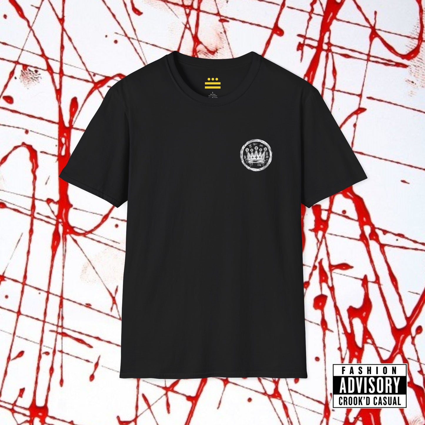 CROOK'D x CASUAL — 'Heavy Is The Head' — T-Shirt