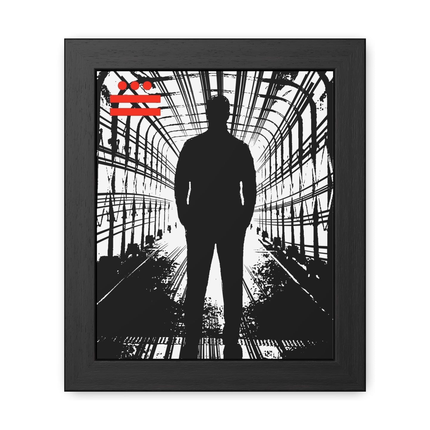 CROOK'D Mik— Framed Poster