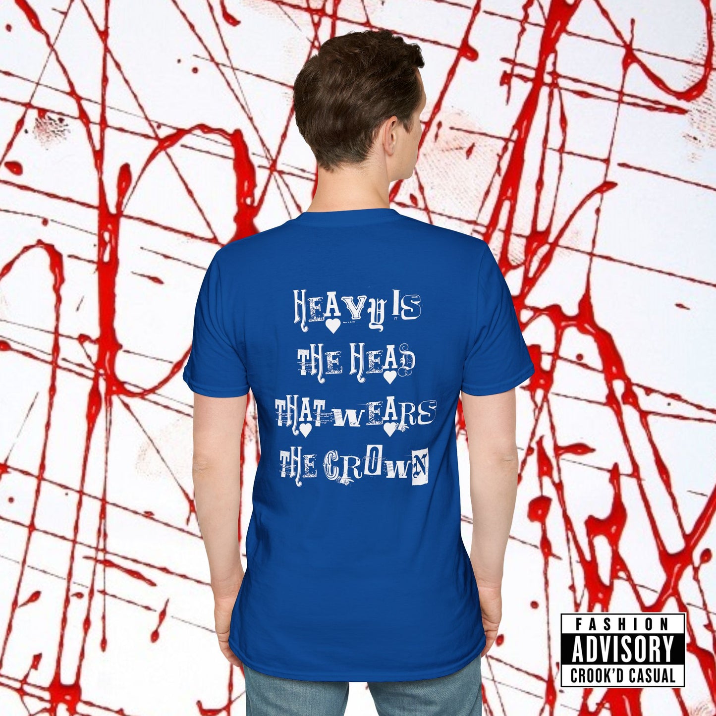 CROOK'D x CASUAL — 'Heavy Is The Head' — T-Shirt