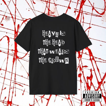 CROOK'D x CASUAL — 'Heavy Is The Head' — T-Shirt