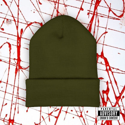 Crook'D Cuffed Beanie (Embroidered)