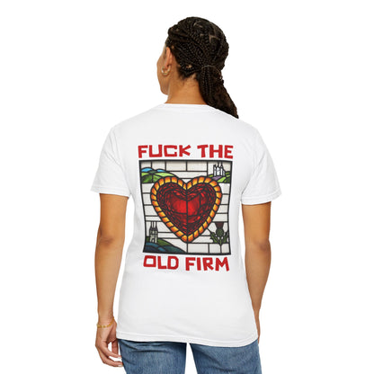 'Fuck The Old Firm' — Unisex Garment-Dyed T-shirt