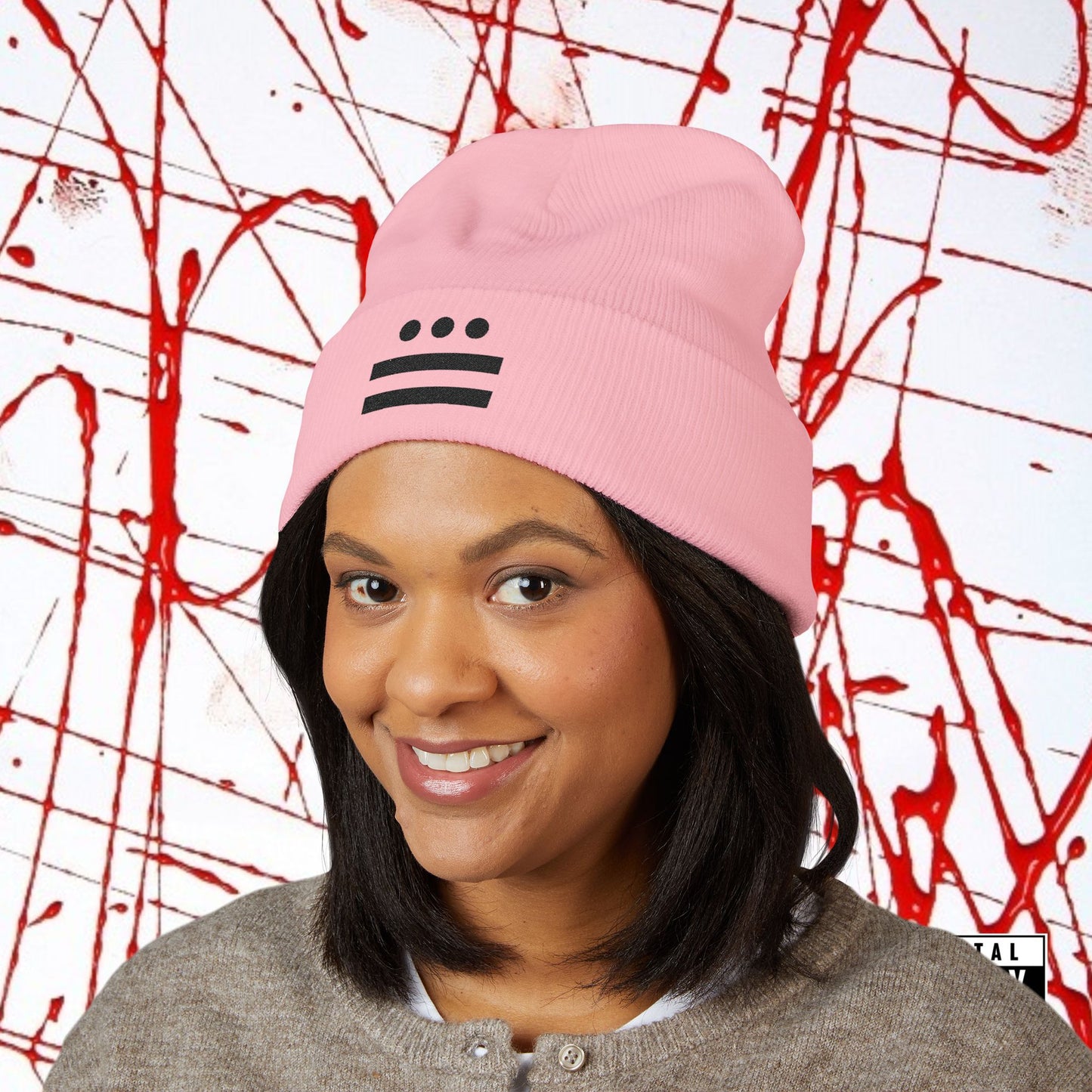 Crook'D Cuffed Beanie (Embroidered)