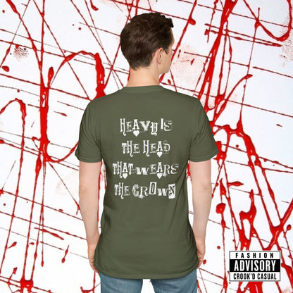 CROOK'D x CASUAL — 'Heavy Is The Head' — T-Shirt