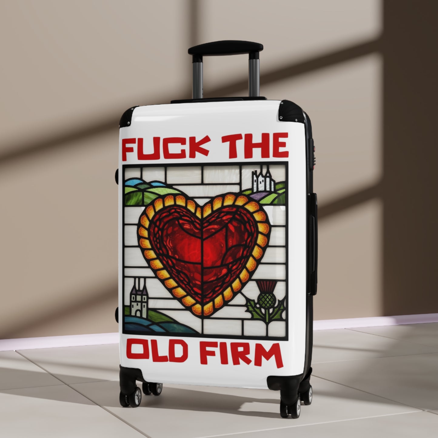 'Fuck The Old Firm' — JAMBOS ON TOUR — Suitcase