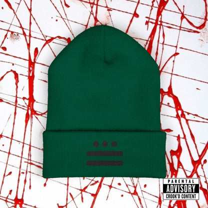Crook'D Cuffed Beanie (Embroidered)