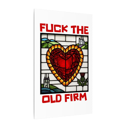 'Fuck The Old Firm' — Wall Art