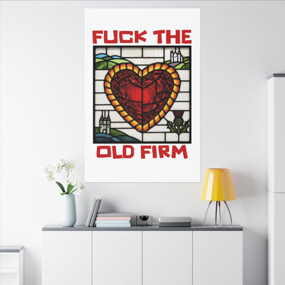 'Fuck The Old Firm' — Wall Art