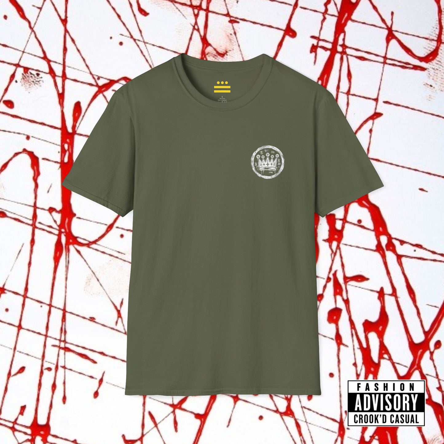 CROOK'D x CASUAL — 'Heavy Is The Head' — T-Shirt