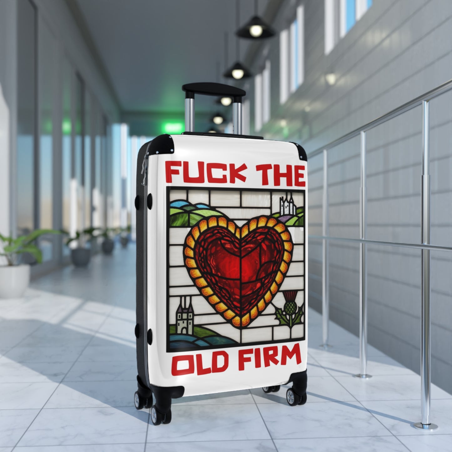 'Fuck The Old Firm' — JAMBOS ON TOUR — Suitcase