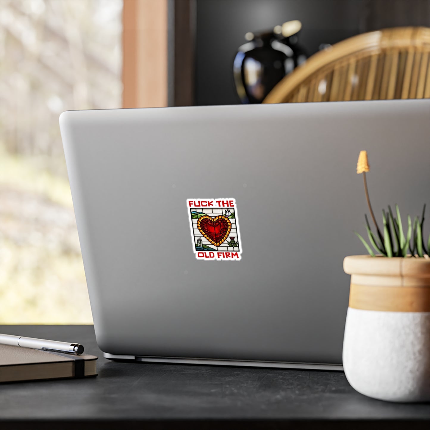'Fuck The Old Firm' — Vinyl Sticker Kiss-Cut Decal