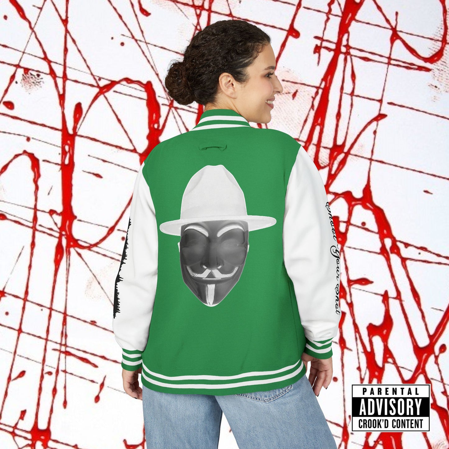 CROOK'D 'Anonymous' — Varsity Jacket