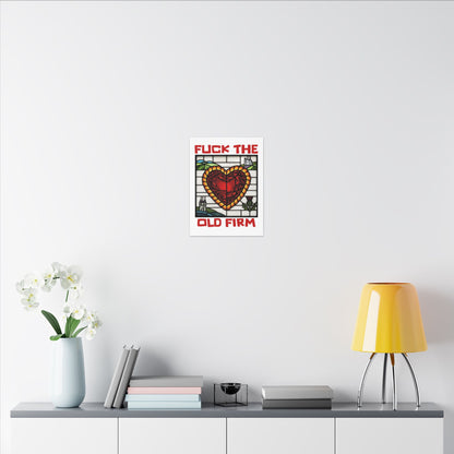 'Fuck The Old Firm' — Wall Art