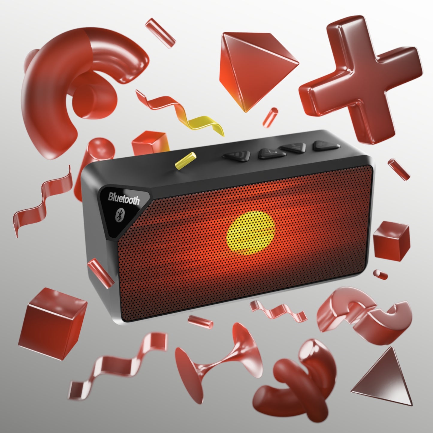 CROOK'D Bluetooth Speaker with Sunset Grill – Portable Wireless Audio