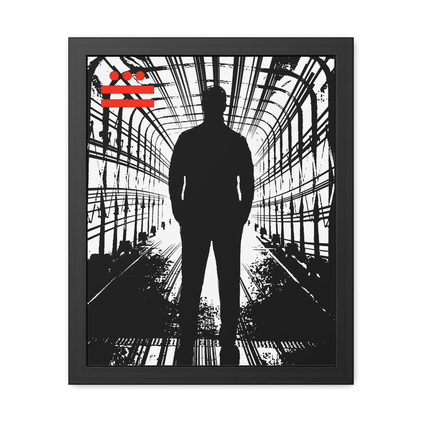 CROOK'D Mik— Framed Poster