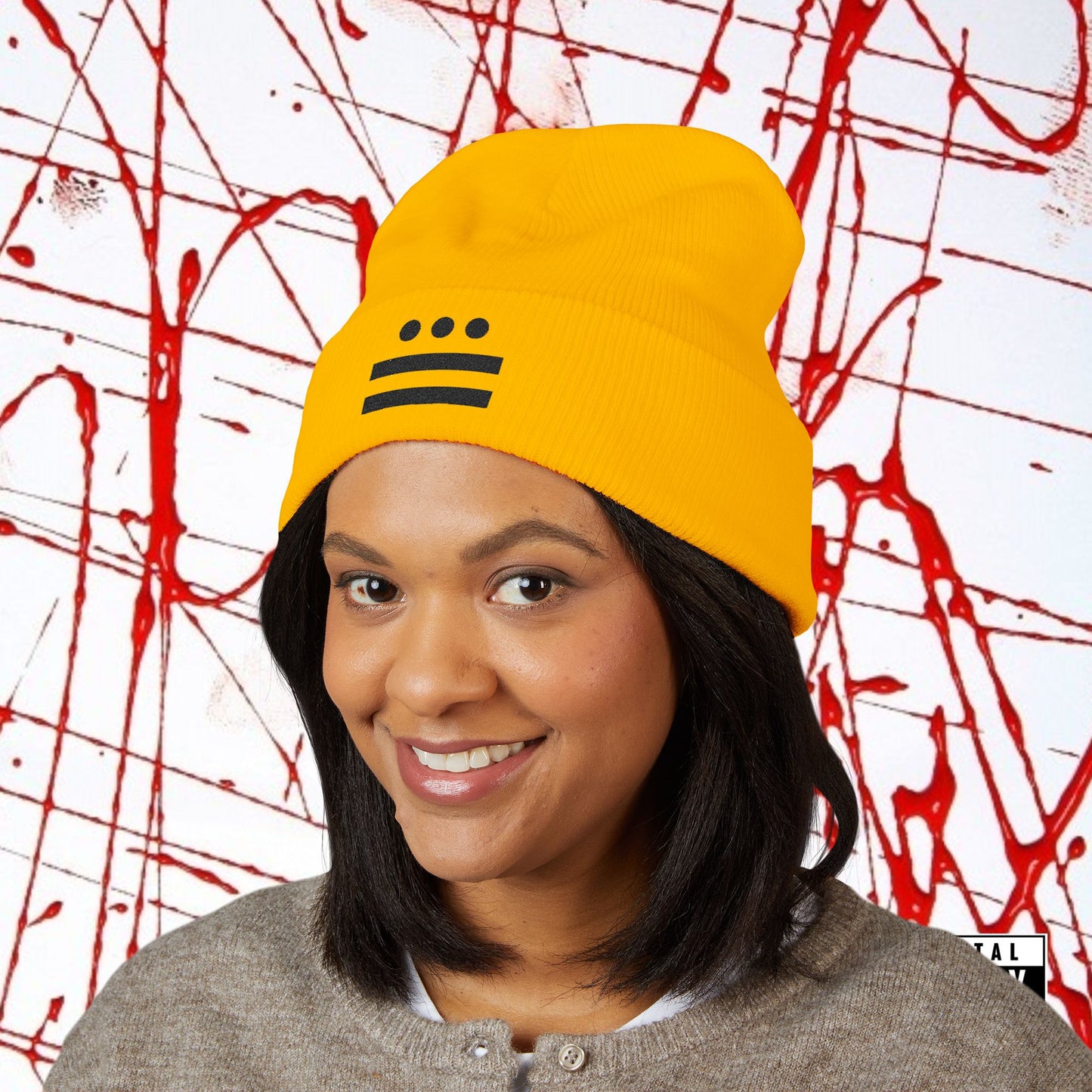 Crook'D Cuffed Beanie (Embroidered)