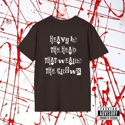 CROOK'D x CASUAL — 'Heavy Is The Head' — T-Shirt