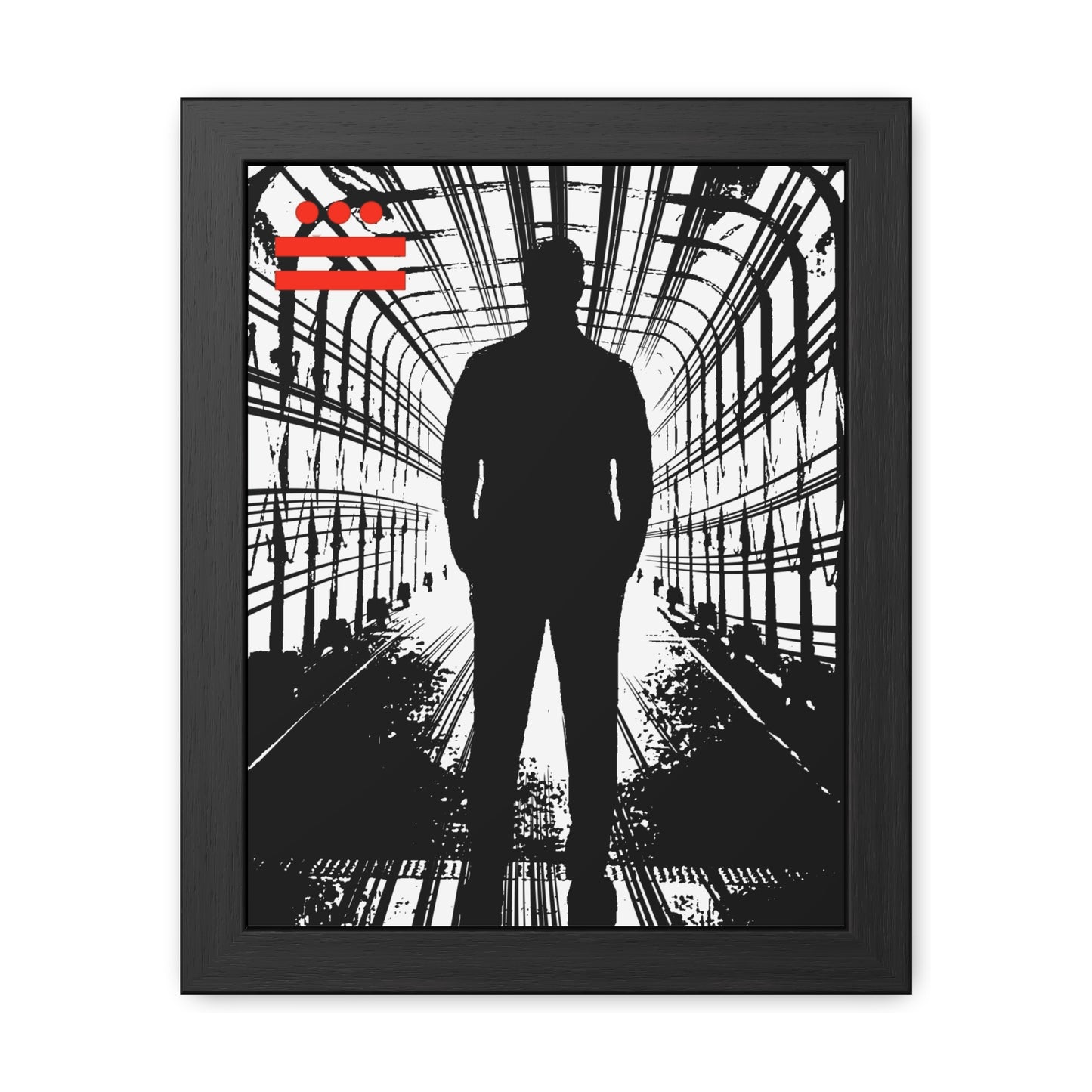 CROOK'D Mik— Framed Poster