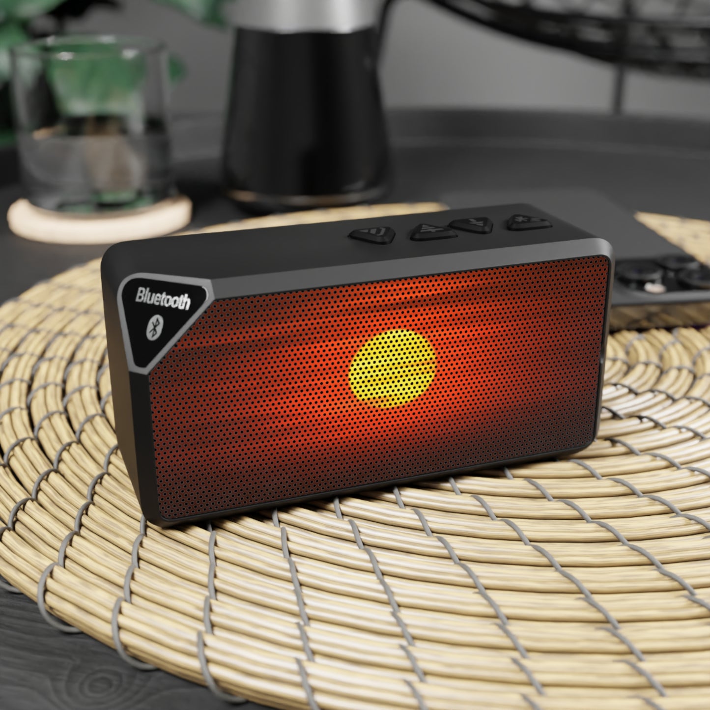 CROOK'D Bluetooth Speaker with Sunset Grill – Portable Wireless Audio