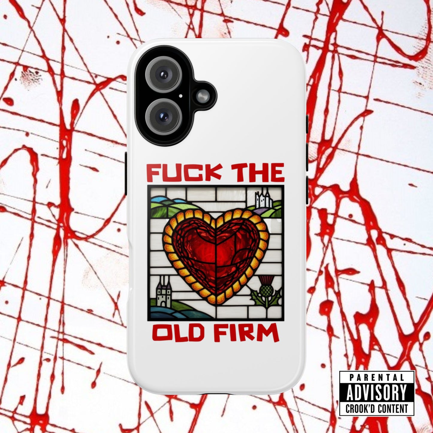 'Fuck The Old Firm' — Anti-Glare Tough iPhone Case