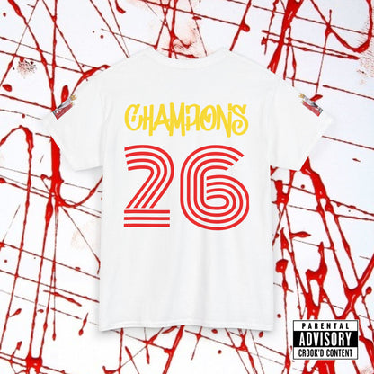 'CHAMPIONS 26' —  Heavy Cotton Tee