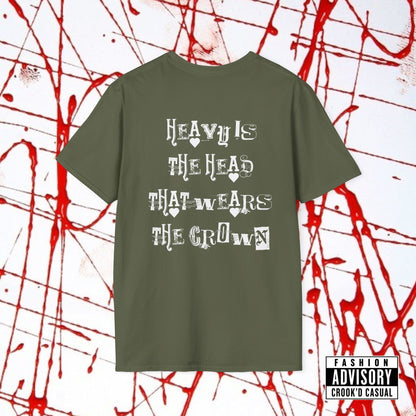 CROOK'D x CASUAL — 'Heavy Is The Head' — T-Shirt