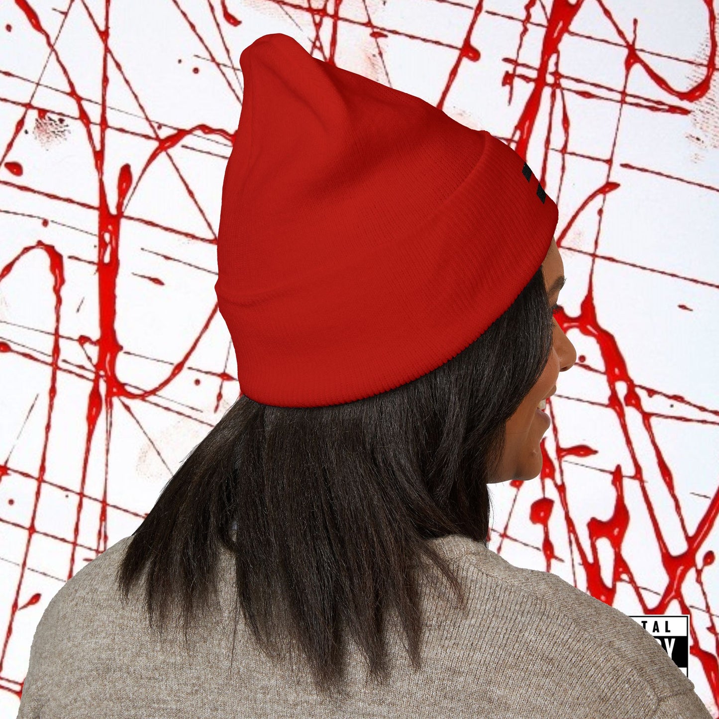 Crook'D Cuffed Beanie (Embroidered)
