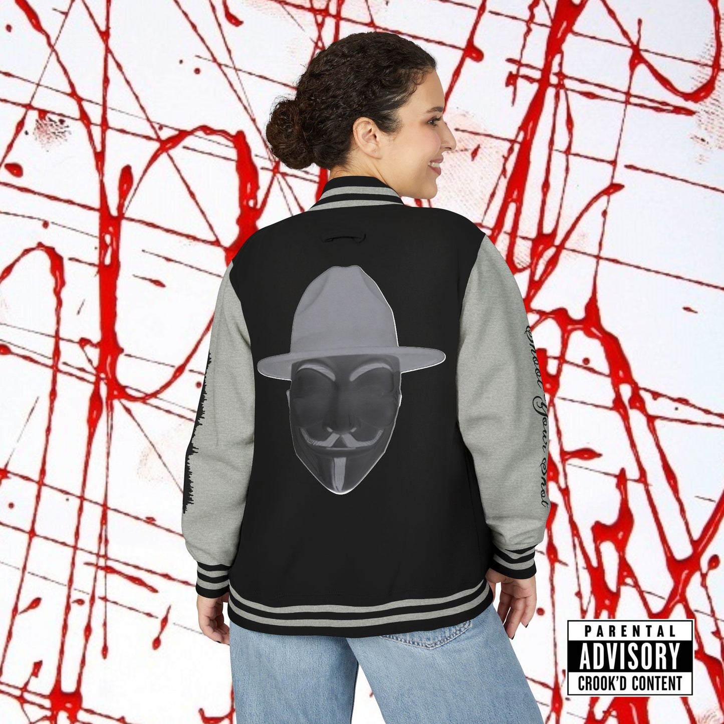 CROOK'D 'Anonymous' — Varsity Jacket