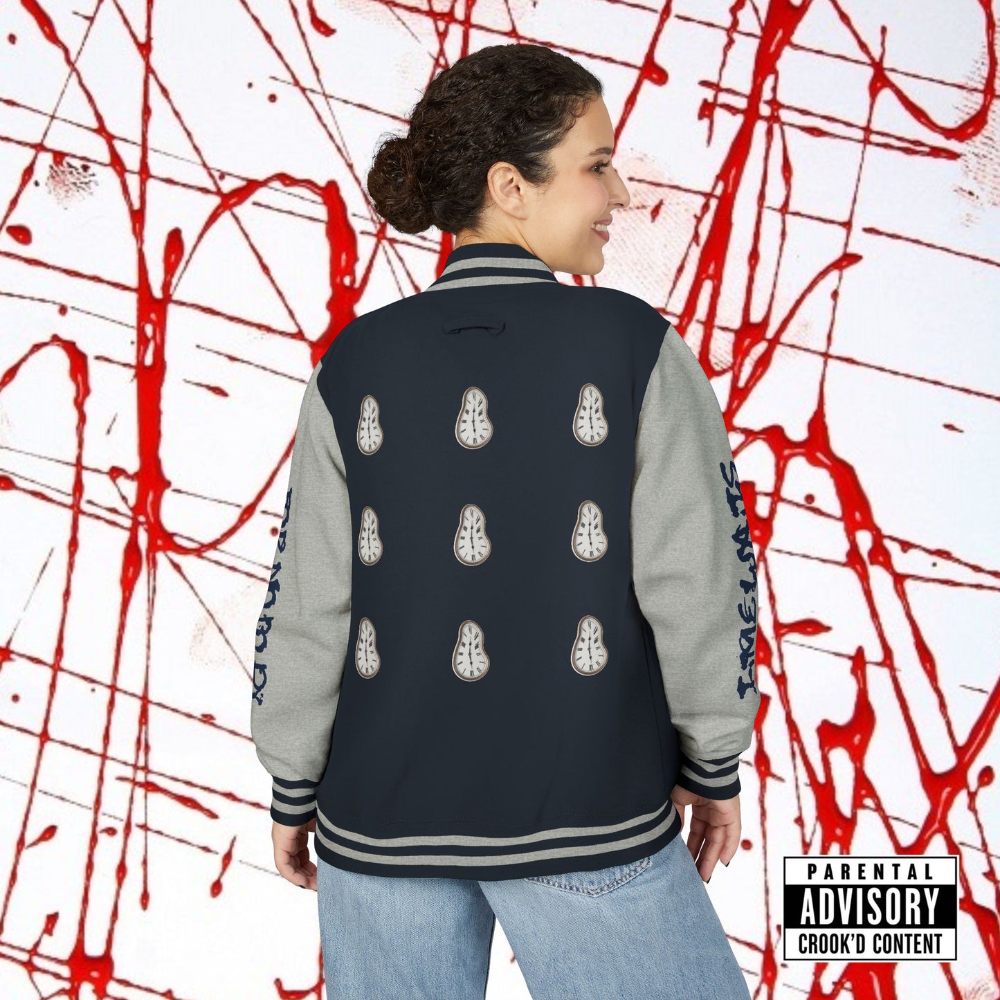 CROOK'D —  'Time Waits For Nobody' — Varsity Jacket