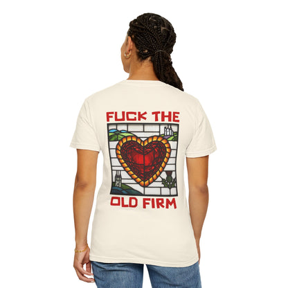 'Fuck The Old Firm' — Unisex Garment-Dyed T-shirt