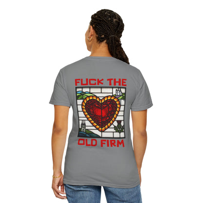 'Fuck The Old Firm' — Unisex Garment-Dyed T-shirt
