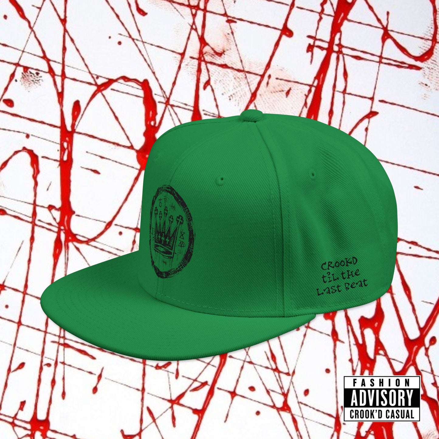 Crook'D Casual — 'til The Last Beat'— Snapback