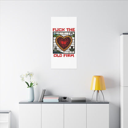 'Fuck The Old Firm' — Wall Art