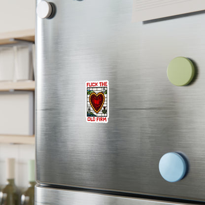 'Fuck The Old Firm' — Vinyl Sticker Kiss-Cut Decal