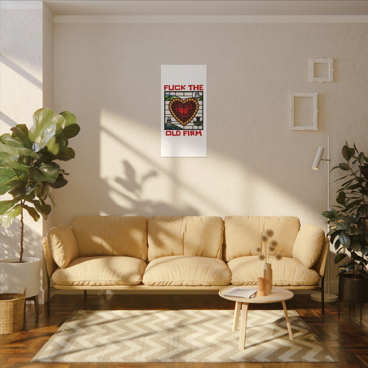 'Fuck The Old Firm' — Wall Art